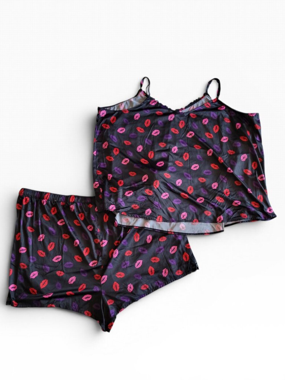 Torrid Dream Satin Lace Trim Pajama Set (Size 5X) - Picture 4 of 6